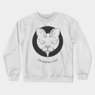 Krampus Cat Christmas Crewneck Sweatshirt